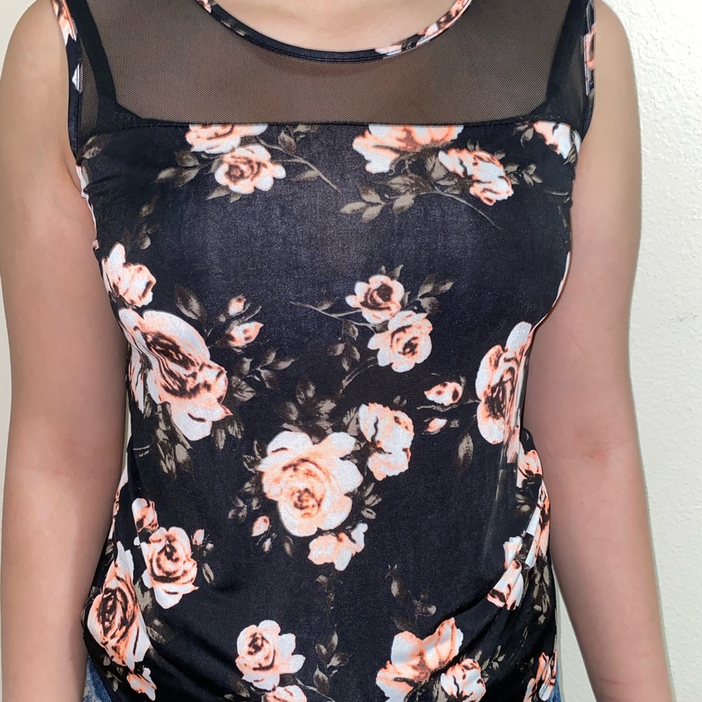 BLue Planet Floral Blouse